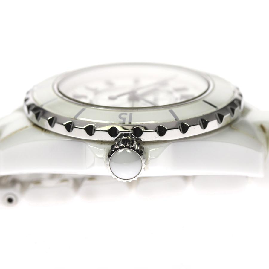 シャネル J12 33mmセラミック H0968 セラミック クォーツ CHANEL シャネル J12 33MM H0968 白セラミック デイト クォーツ