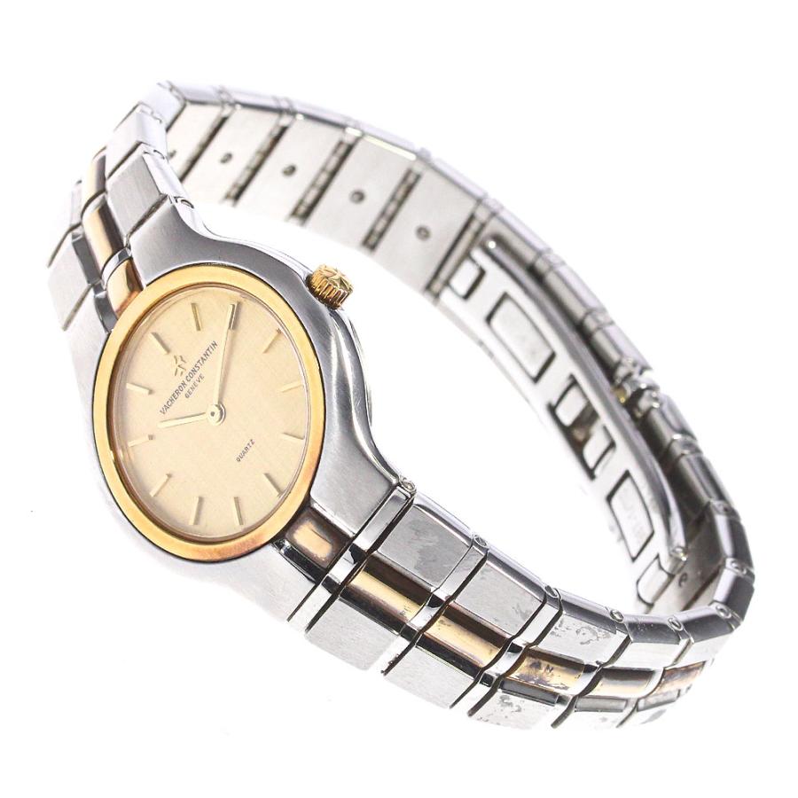 VACHERON CONSTANTIN（ヴァシュロン・コンスタンタン） ベルト訳あり フィディアス YGコンビ クォーツ レディース ...