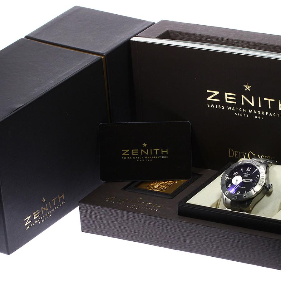 ZENITH（ゼニス） ☆箱・保証書付き【ZENITH】ゼニス デファイ