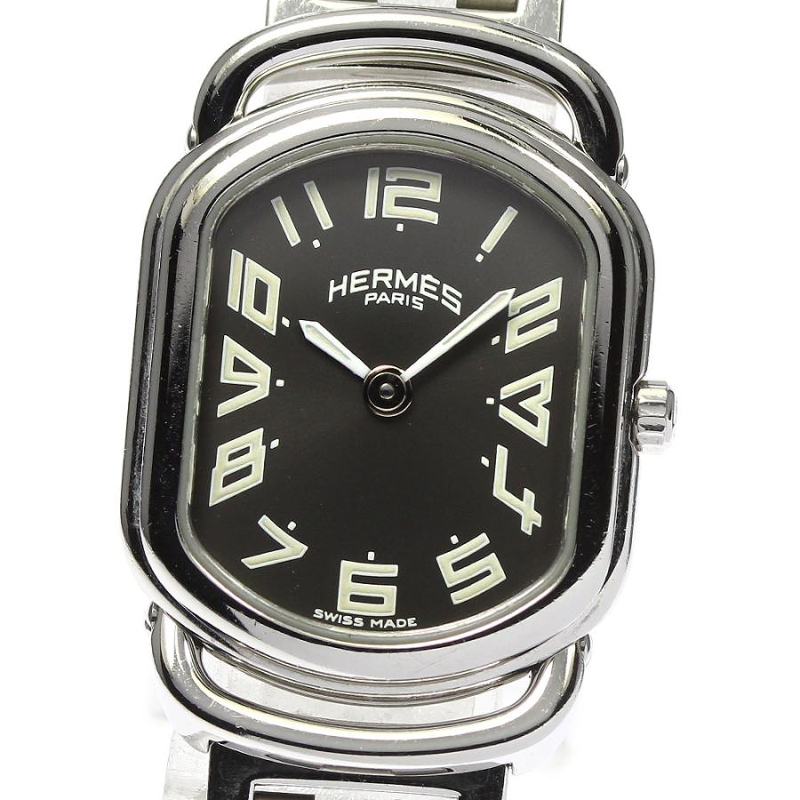 Hermes エルメス ラリー RA1.210 稼働品 HERMES 【HERMES】エルメス ラリー RA1.210 クォーツ レディース