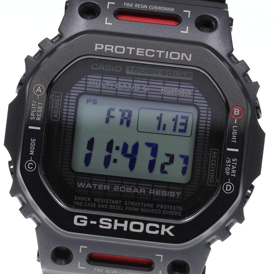 CASIO ☆極美品 ★箱・保証書付き【CASIO】カシオ Gショック フルメタル GMW-B5000TVA-1JR ソーラー電波 メンズ ...