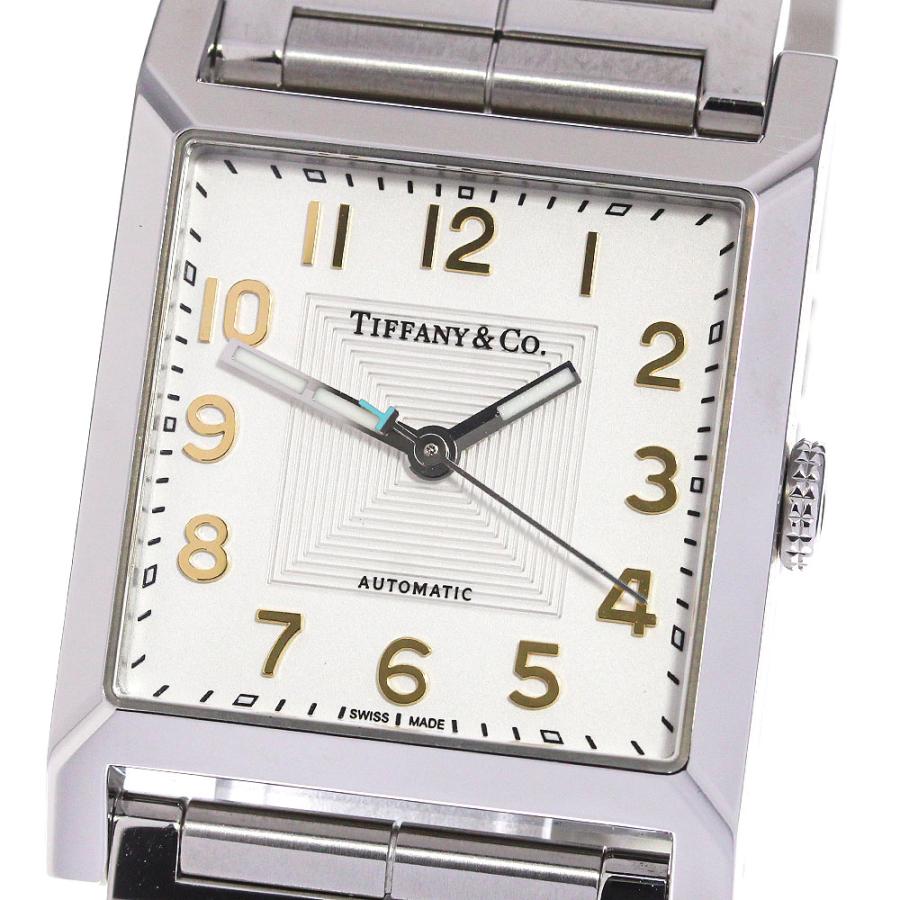 ☆美品 ★箱・保証書付き【TIFFANY&Co.】ティファニー メイカーズ 27ｍｍ スクエアウォッチ 67460677 自動巻き メンズ_734748 TIFFANY&Co.（ティファニー） ☆美品 ☆箱・保証書付き【TIFFANY&Co