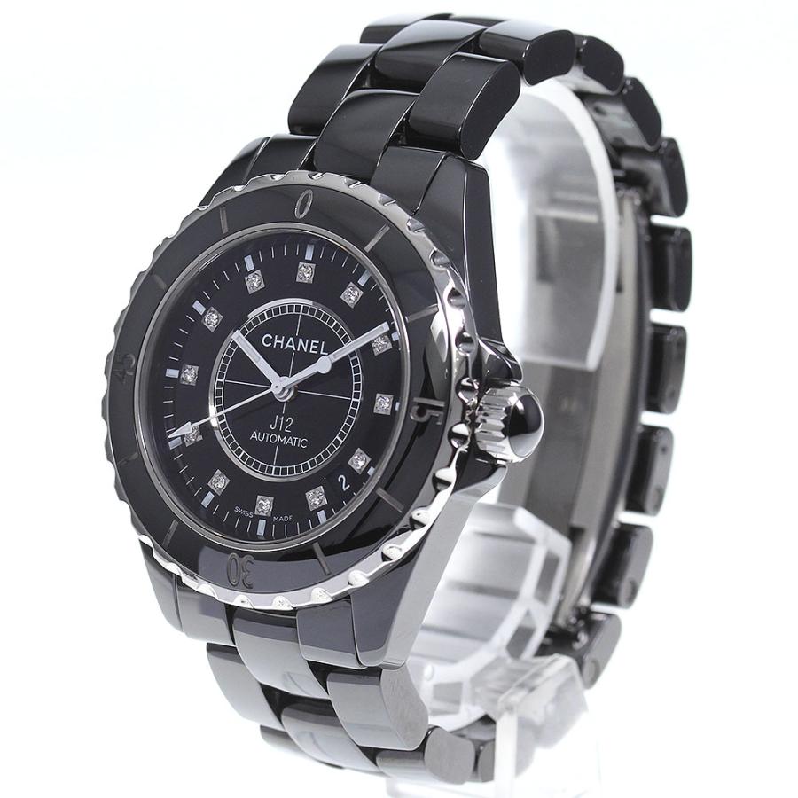 美品 シャネル J12 38mm H1626 12Pダイヤ