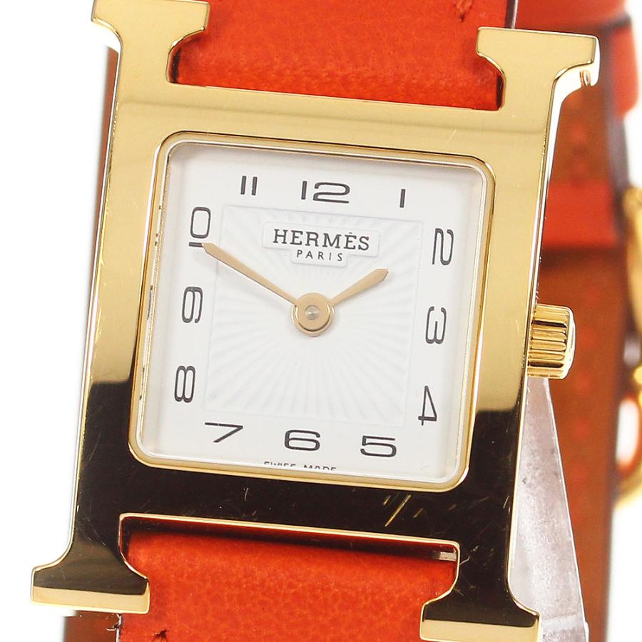 エルメスジャンク品‼︎ HERMES エルメス時計　HH1.201 中古】HERMES H WATCH エルメス H ウォッチ HH1.201｜ヴィンテージ