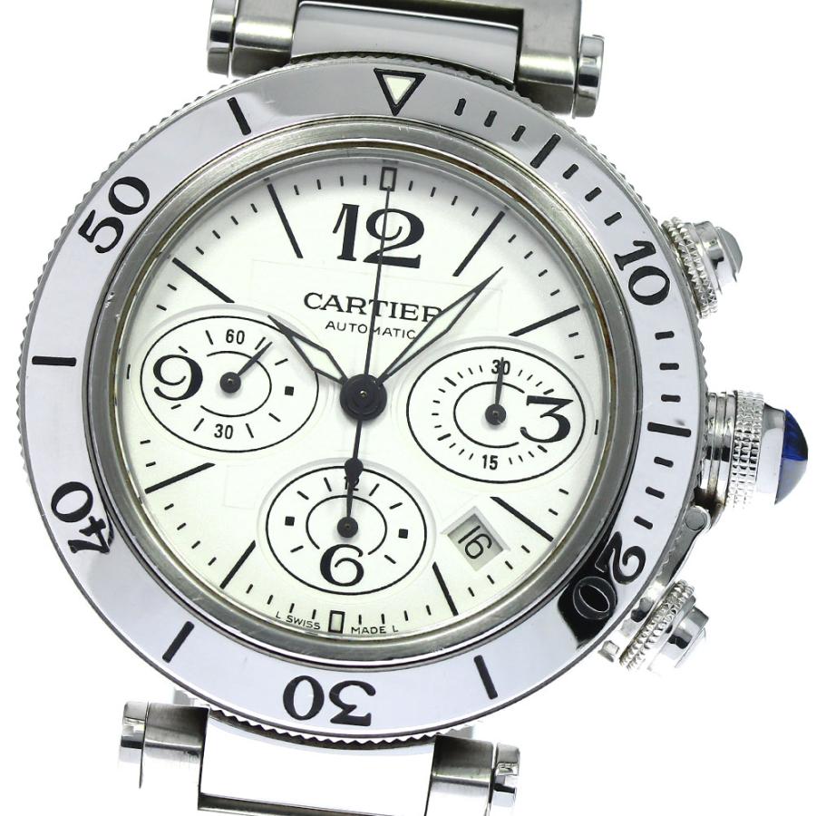Cartier 【CARTIER】カルティエ パシャ シータイマー クロノグラフ 