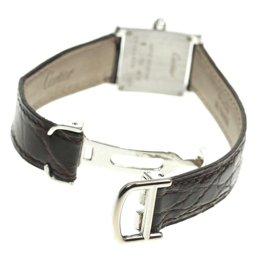 カルティエ CARTIER WE100251 タンク フランセーズ SM K18WG サイドダイヤベゼル クォーツ レディース _932705 Cartier（カルティエ） CARTIER WE100251 タンクフランセーズSM K18WG