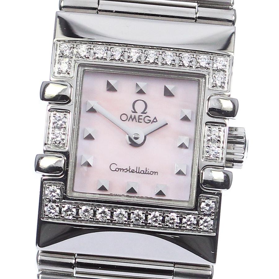 オメガ OMEGA コンステレーション・カレ・クアドラ　ダイヤベゼル　スクエア OMEGA オメガ コンステレーション カレ クアドラ クォーツ