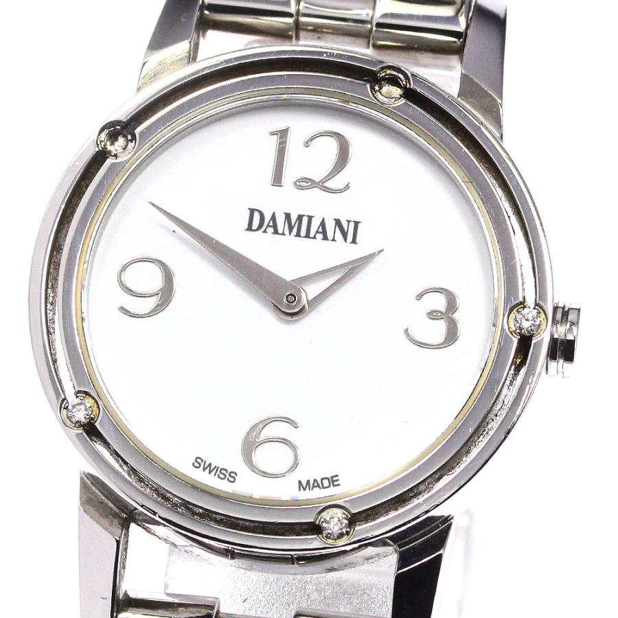 Damiani ダミアーニ　Dサイド　5P ダイヤ　レディース　クォーツ　腕時計 Damiani ダミアーニ Dサイド 5P ダイヤ レディース クォーツ 腕時計