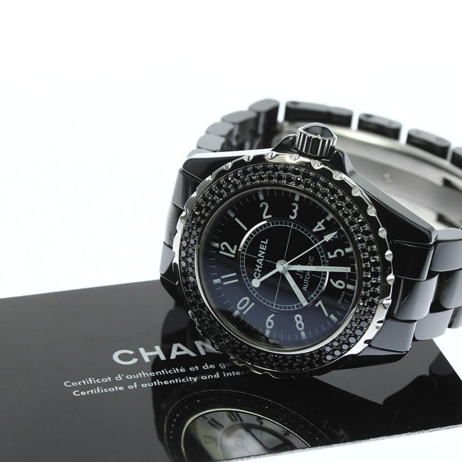CHANEL ☆良品 ☆保証書付き【CHANEL】シャネル J12 黒 CHANEL ☆良品 ☆保証書付き【CHANEL】シャネル J12 黒