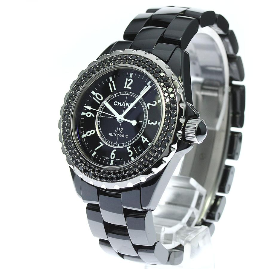 CHANEL ☆良品 ☆保証書付き【CHANEL】シャネル J12 黒 CHANEL ☆良品 ☆保証書付き【CHANEL】シャネル J12 黒