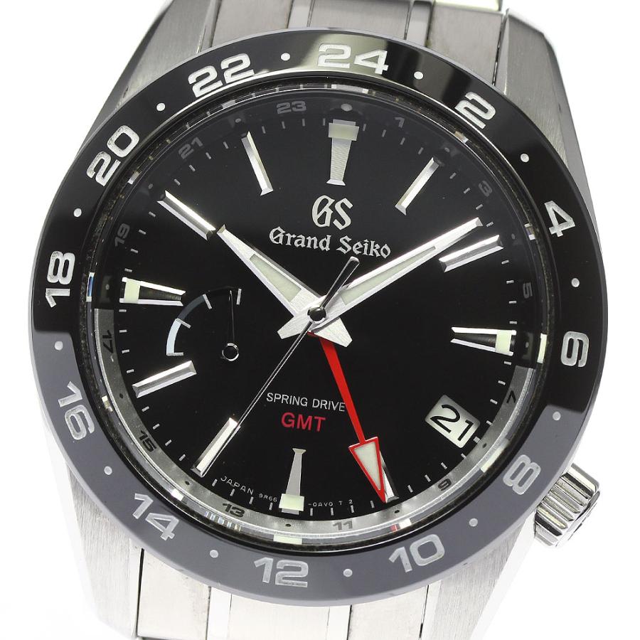 ☆良品 ★箱付き【SEIKO】セイコー グランドセイコー GMT スプリングドライブ SBGE253/9R66-0BB0 スプリングドライブ メンズ_736738 SEIKO（セイコー） ☆良品 ☆箱付き【SEIKO】セイコー グランド