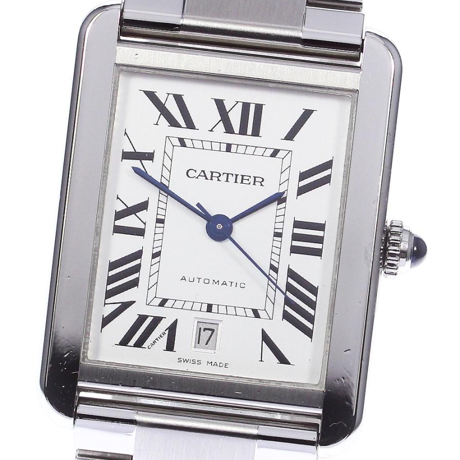 カルティエ CARTIER W5200028 タンクソロ XL デイト 自動巻き メンズ_845757 Cartier（カルティエ） CARTIER W5200028 タンクソロXL デイト 自動