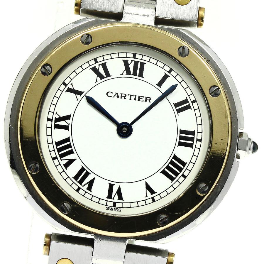 Cartier カルティエ CARTIER 83038288 サントスラウンド LM YGコンビ