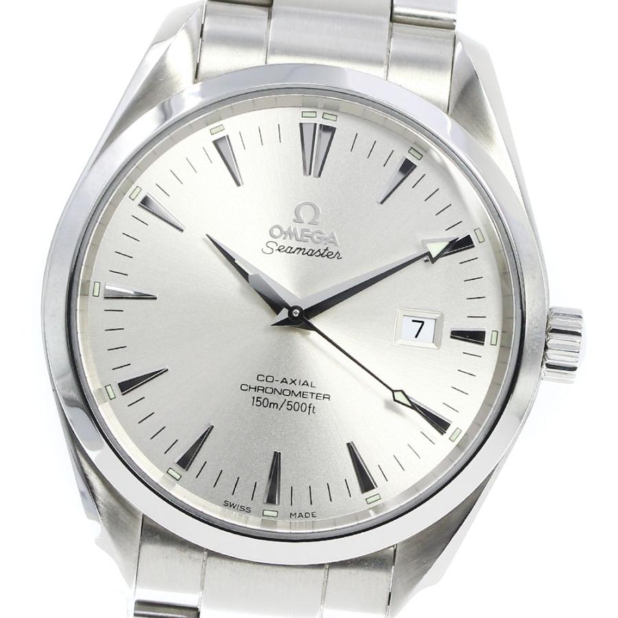 【OMEGA】オメガ シーマスター アクアテラ コーアクシャル デイト 2502.30 自動巻き メンズ_709238【ev10】 OMEGA（オメガ） ☆良品 ☆箱・保証書付き【OMEGA】オメガ