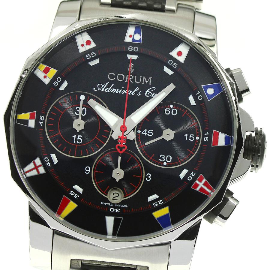 CORUM 【CORUM】コルム アドミラルズカップ レガッタ クロノ CORUM 【CORUM】コルム アドミラルズカップ レガッタ クロノ