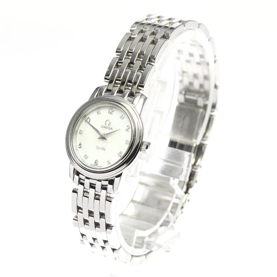 オメガ OMEGA 4570.75 デビル プレステージ 6Pダイヤ クォーツ レディース _818457 OMEGA（オメガ） OMEGA 4570.75 デビル プレステージ 6Pダイヤ