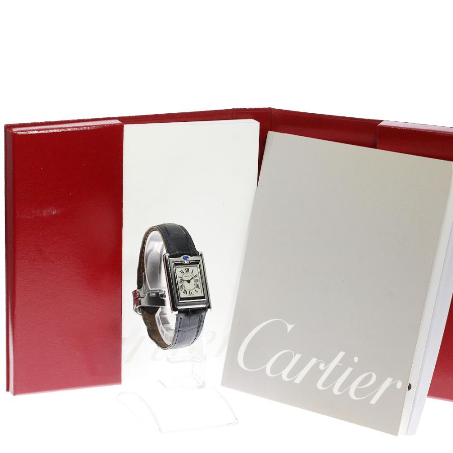 Cartier（カルティエ） CARTIER W1011158 タンクバスキュラントSM クォーツ レディース 保証書付き メーカーOH済 ...