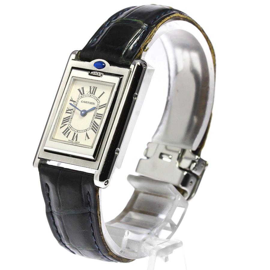 Cartier（カルティエ） CARTIER W1011158 タンクバスキュラントSM クォーツ レディース 保証書付き メーカーOH済 ...