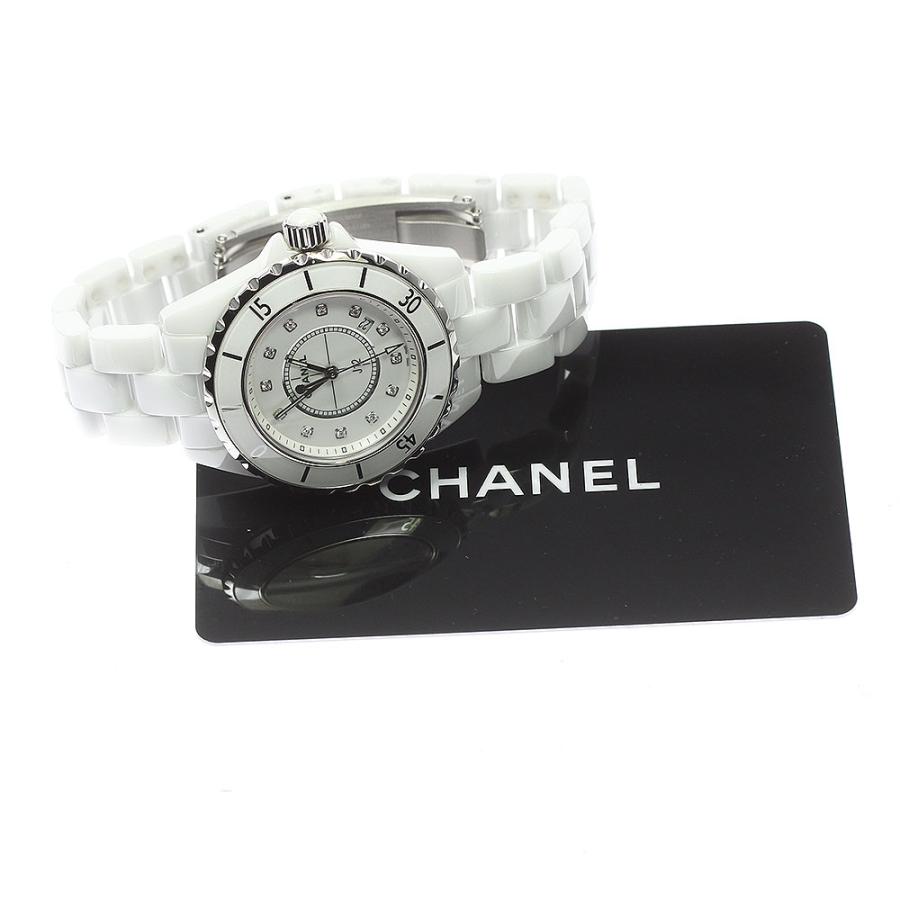 CHANEL（シャネル） CHANEL H1628 J12 ホワイトセラミック 12Pダイヤ