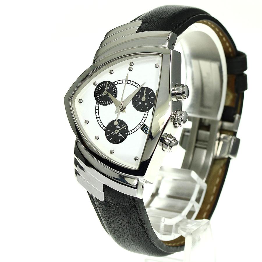 【美品】HAMILTON H244121 ベンチュラ ケース付き HAMILTON ハミルトン H244121 ベンチュラ クロノグラフ デイト