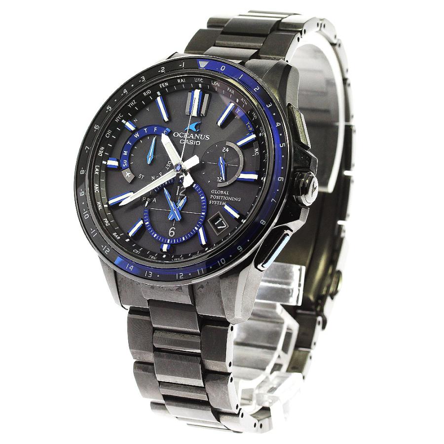 ☆極美品 【CASIO】カシオ オシアナス デイデイト OCW-G1100B-1AJF 