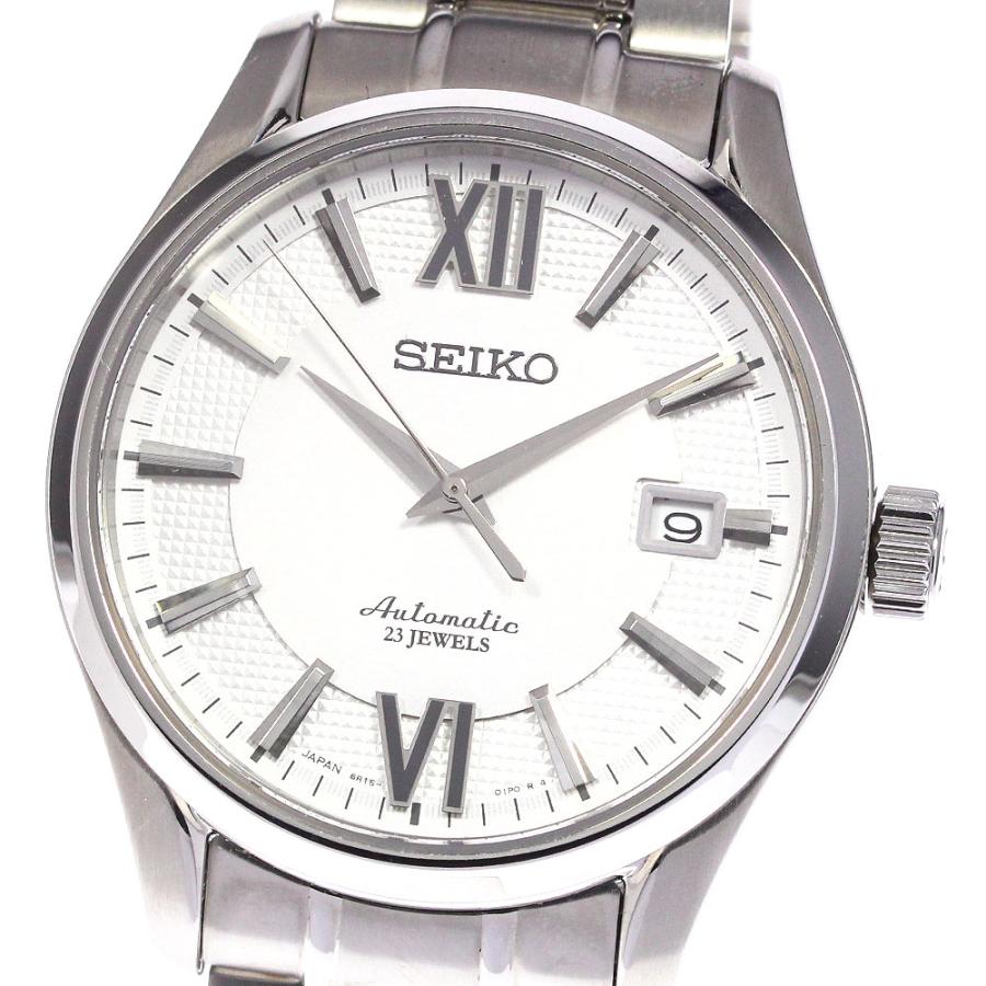 SEIKO ☆美品 ☆箱・保証書付き【SEIKO】セイコー プレサージュ デイト 
