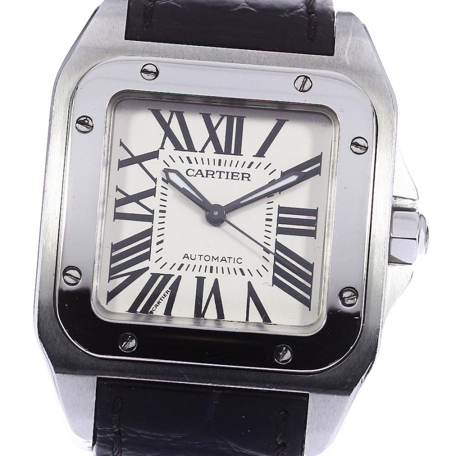 Cartier カルティエ CARTIER W20126X8 サントス100 MM 自動巻き  