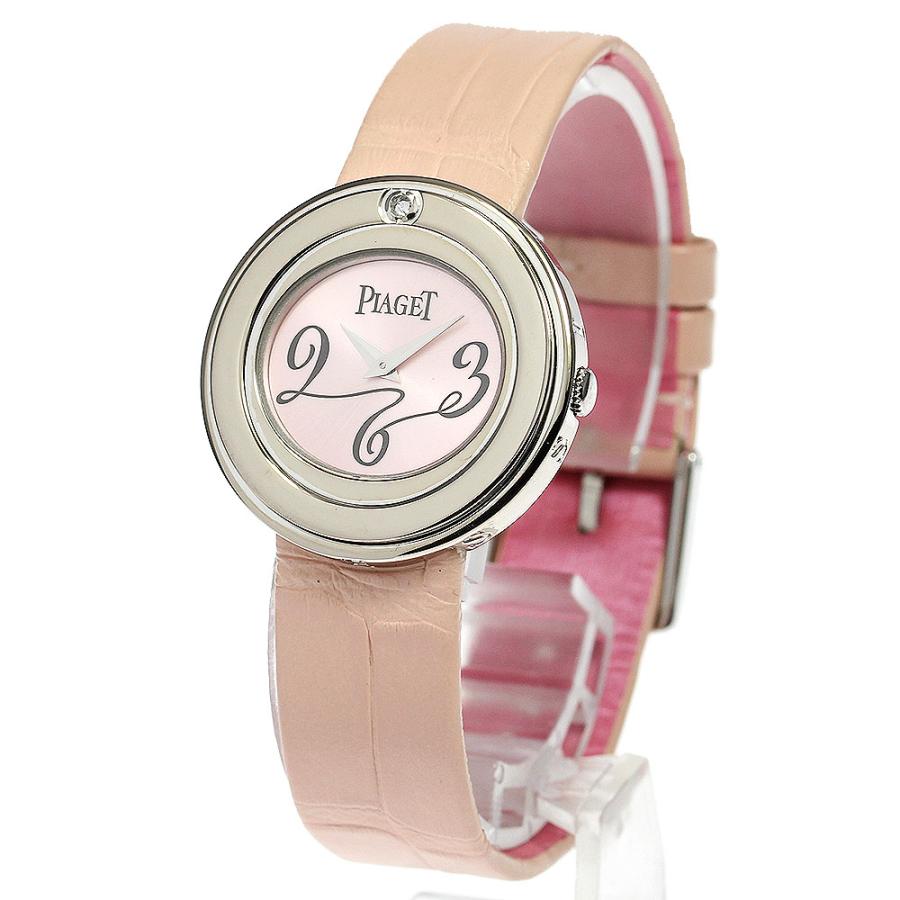 ピアジェ PIAGET P10275 ポセション K18WG 1Pダイヤ クォーツ レディース 保証書付き_765193【ev20】 PIAGET（ピアジェ） PIAGET P10275 ポセション K18WG 1Pダイヤ