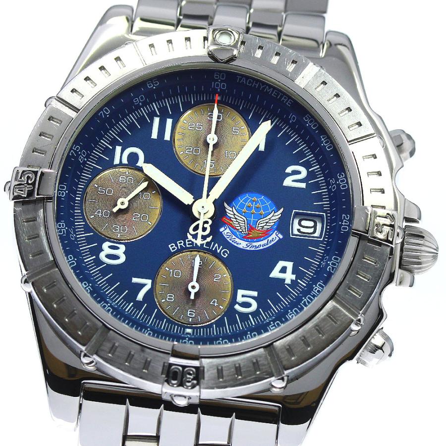 ブライトリング（BREITLING） BREITLING A13353 クロノマット ブルー