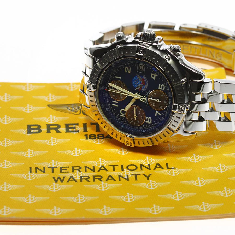 ブライトリング（BREITLING） BREITLING A13353 クロノマット ブルー