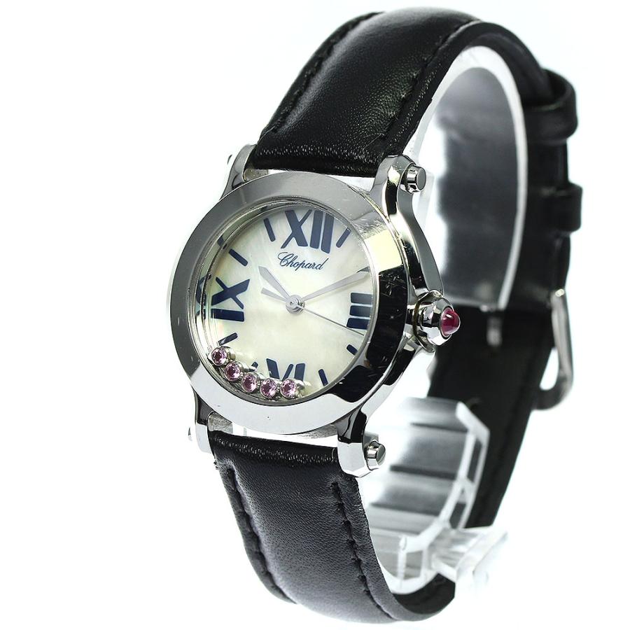 ショパール Chopard 8509 ハッピースポーツ ピンクサファイア クォーツ レディース _936345 Chopard（ショパール） Chopard 8509 ハッピースポーツ 5Pピンク