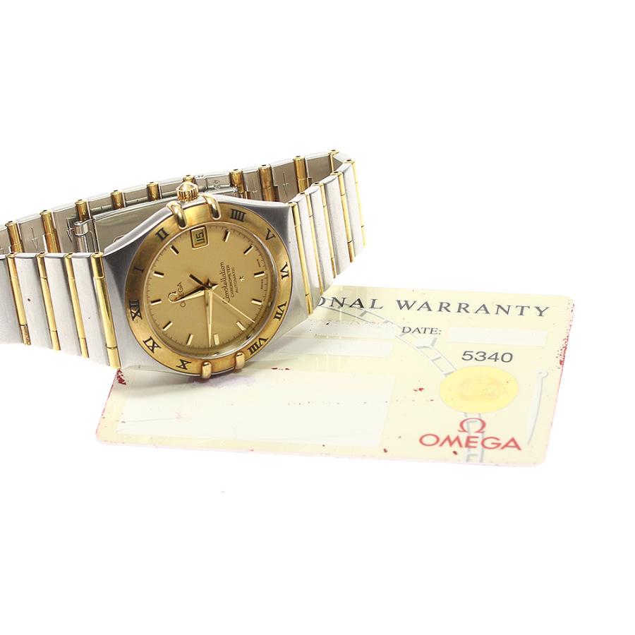 OMEGA ☆保証書付き【OMEGA】オメガ コンステレーション YGコンビ  