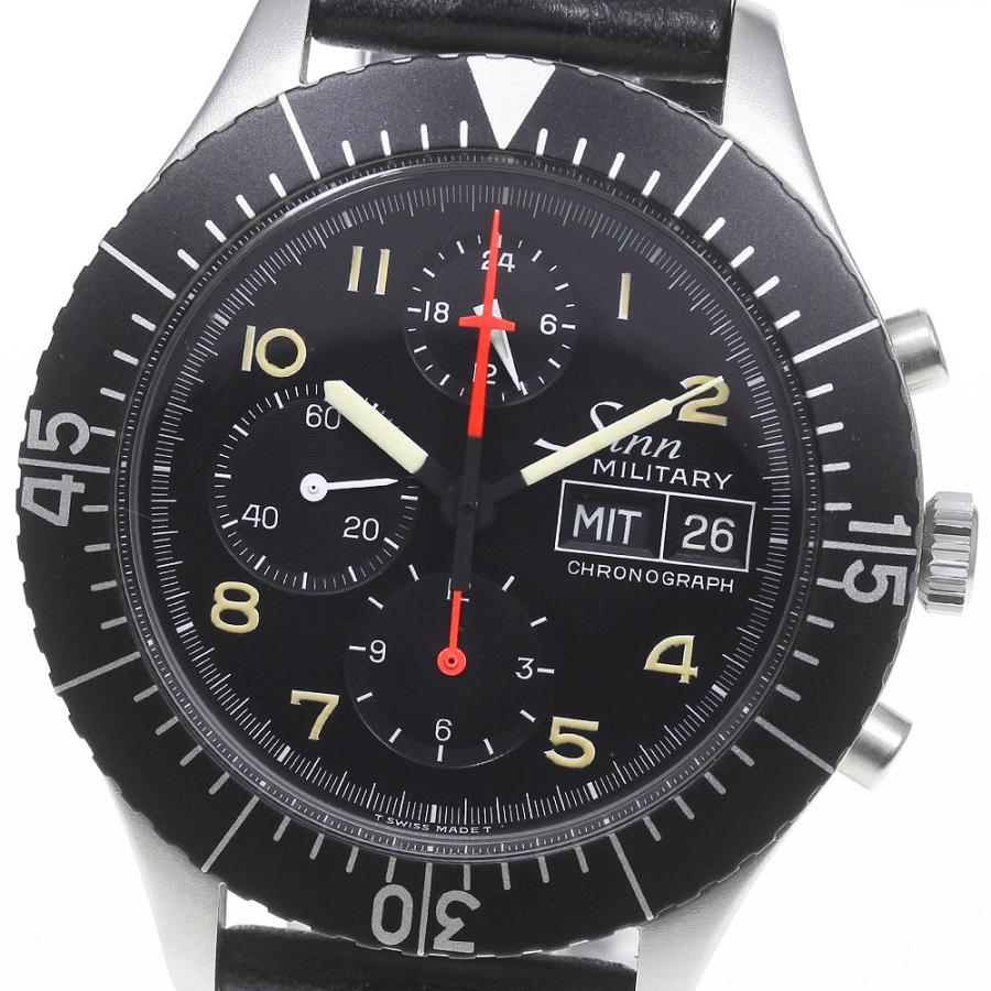 Sinn（ジン） Sinn 156.B ミリタリー クロノグラフ デイデイト 自動