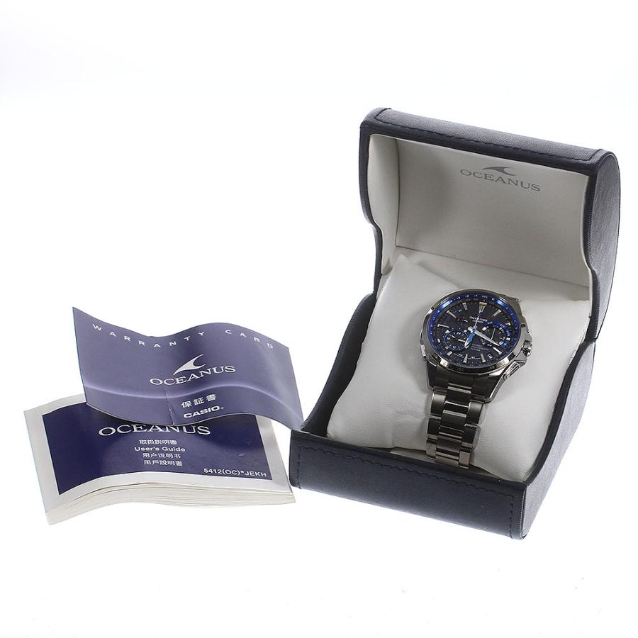 CASIO カシオ OCW-G1000-1AJF オシアナス ソーラー電波 メンズ 内箱