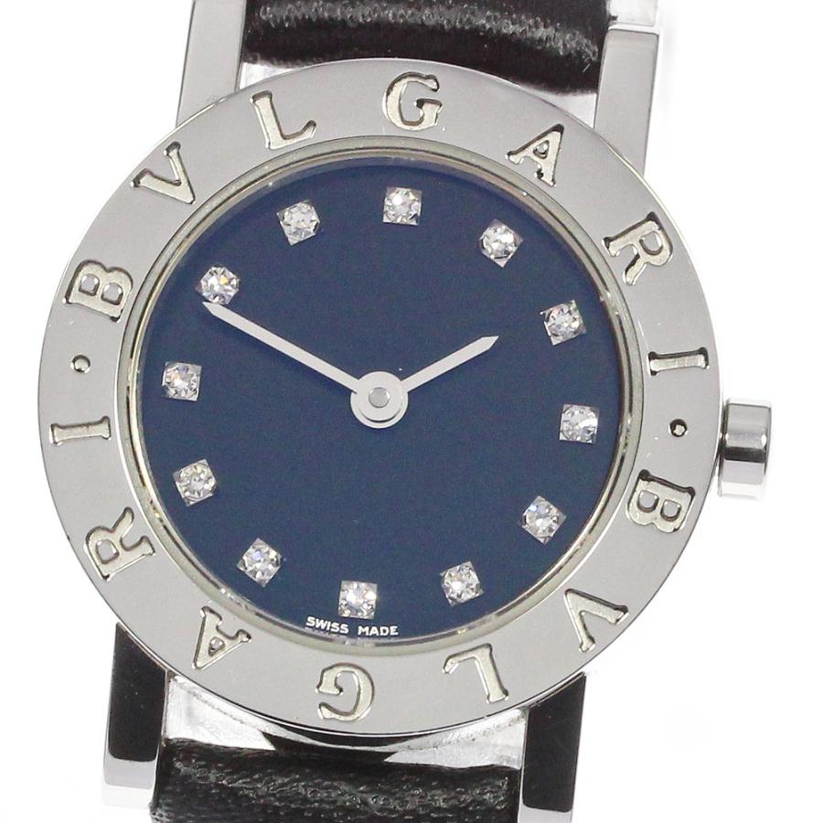 【BB23SL】BVLGARI ‘ブルガリ 時計‘ 12Pダイヤモンド☆極美品☆ BVLGARI ブルガリ BB23SL ブルガリブルガリ デイト 12Pダイヤ クォーツ