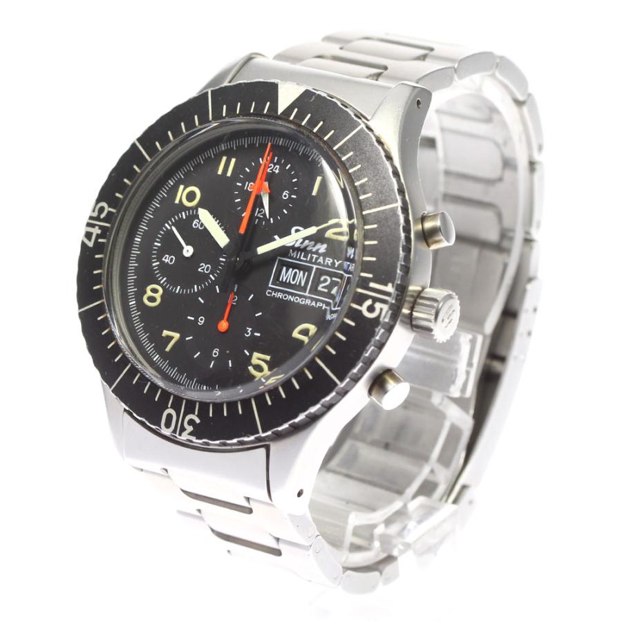 Sinn（ジン） Sinn 156.B ミリタリー クロノグラフ デイデイト 自動