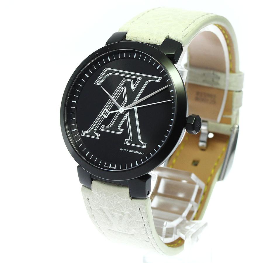 LOUIS VUITTON ルイ・ヴィトン Q1DM1 タンブール スリム クォーツ  