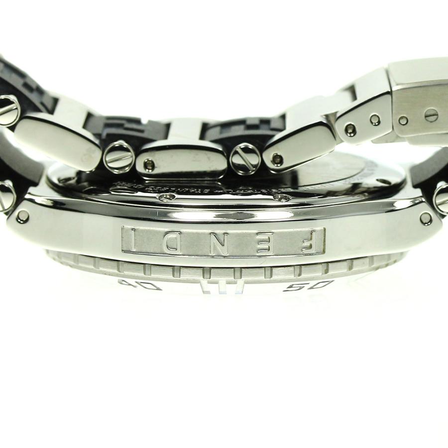 美品✨　FENDI 時計　メンズ　4800M クロノグラフ　ダイバー　ブラック FENDI 4800M フェンディ ハイスピードクロノグラフプラスチュク