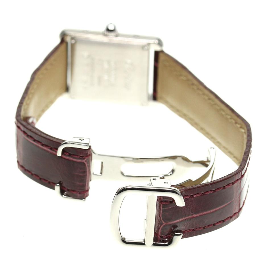 カルティエ CARTIER WJTA0011 タンク ルイ SM K18WG サイドダイヤ 手巻き レディース 保証書付き_840326 カルティエ CARTIER WJTA0011 タンク ルイ SM K18WG サイドダイヤ 手