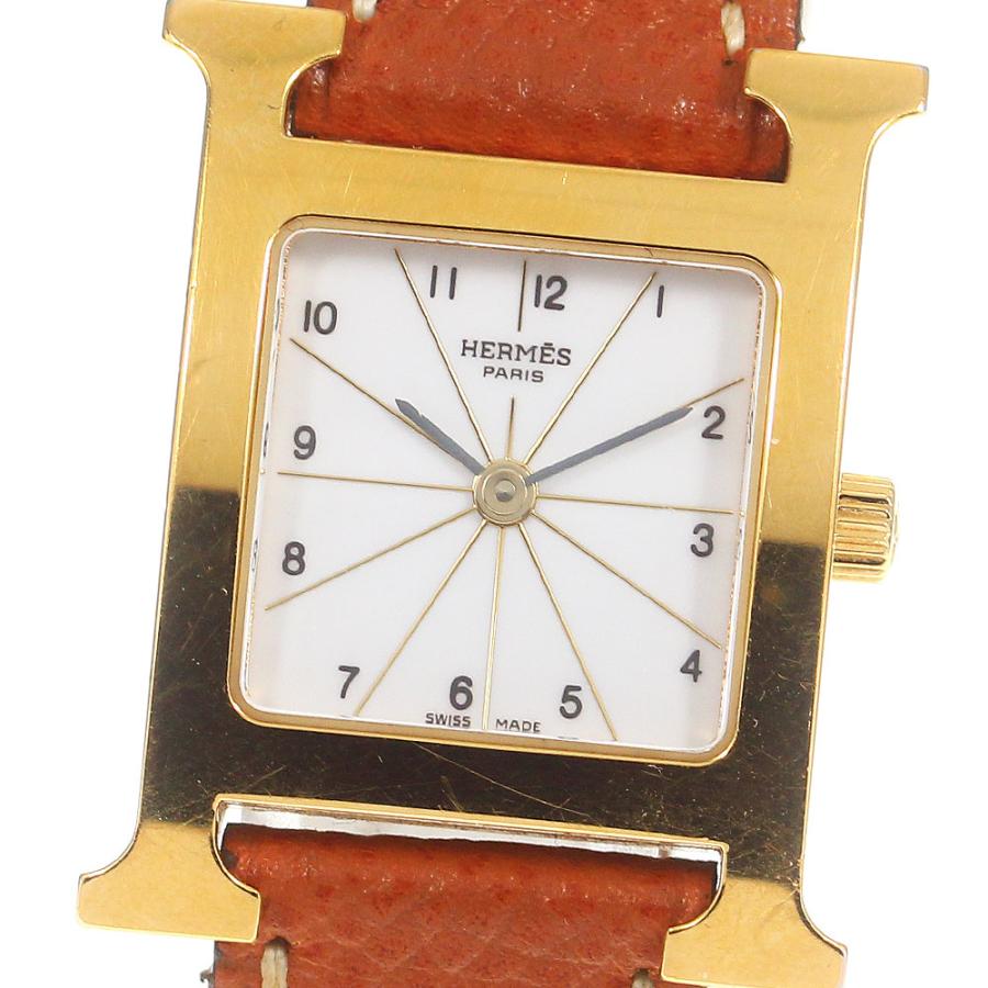 エルメスHERMES HウォッチHH1.201e レディース クォーツ HERMES（エルメス） HERMES HH1.201 Hウォッチ クォーツ レディース 内