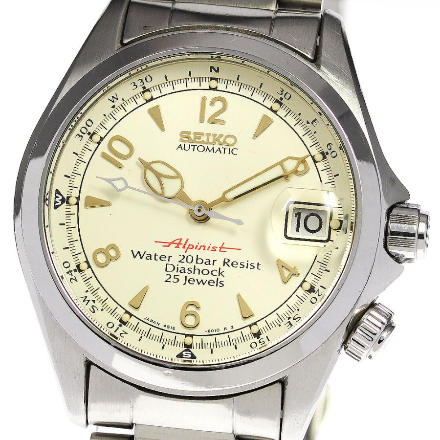 【新品未使用】⭐︎精度良好⭐︎デッドストック　セイコー　アルピニスト　SCVF007 SEIKO（セイコー） SEIKO 4S15-6000/SCVF007 アルピニスト デイト 自動