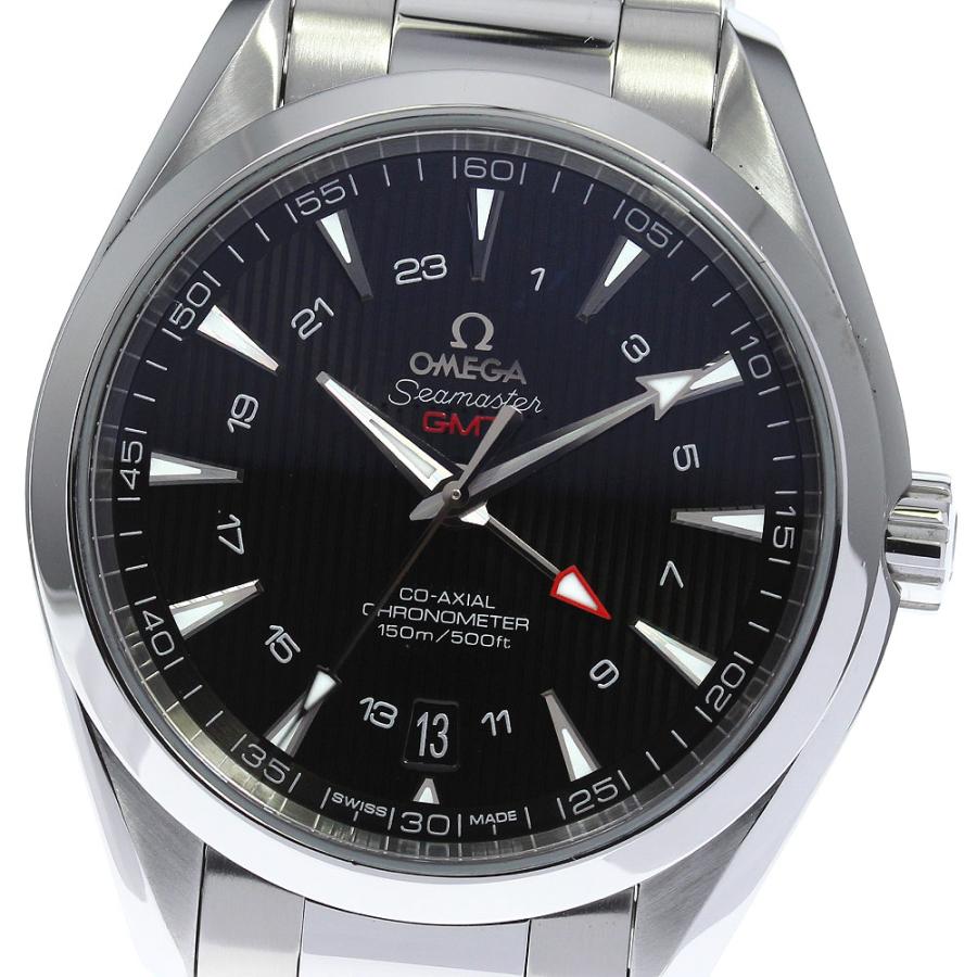 オメガ OMEGA シーマスター アクアテラ GMT コーアクシャル 231.10.43.22.01.001 ブラック ステンレススチール 自動巻き メンズ 腕時計 OMEGA（オメガ） OMEGA 231.10.43.22.01.001 シーマスター アクアテラ