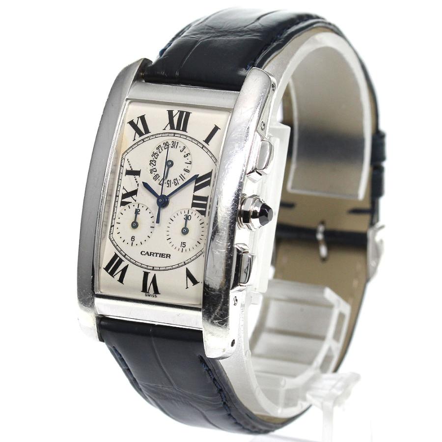 Cartier（カルティエ） CARTIER 2312 タンクアメリカンLM K18WG クロノ 