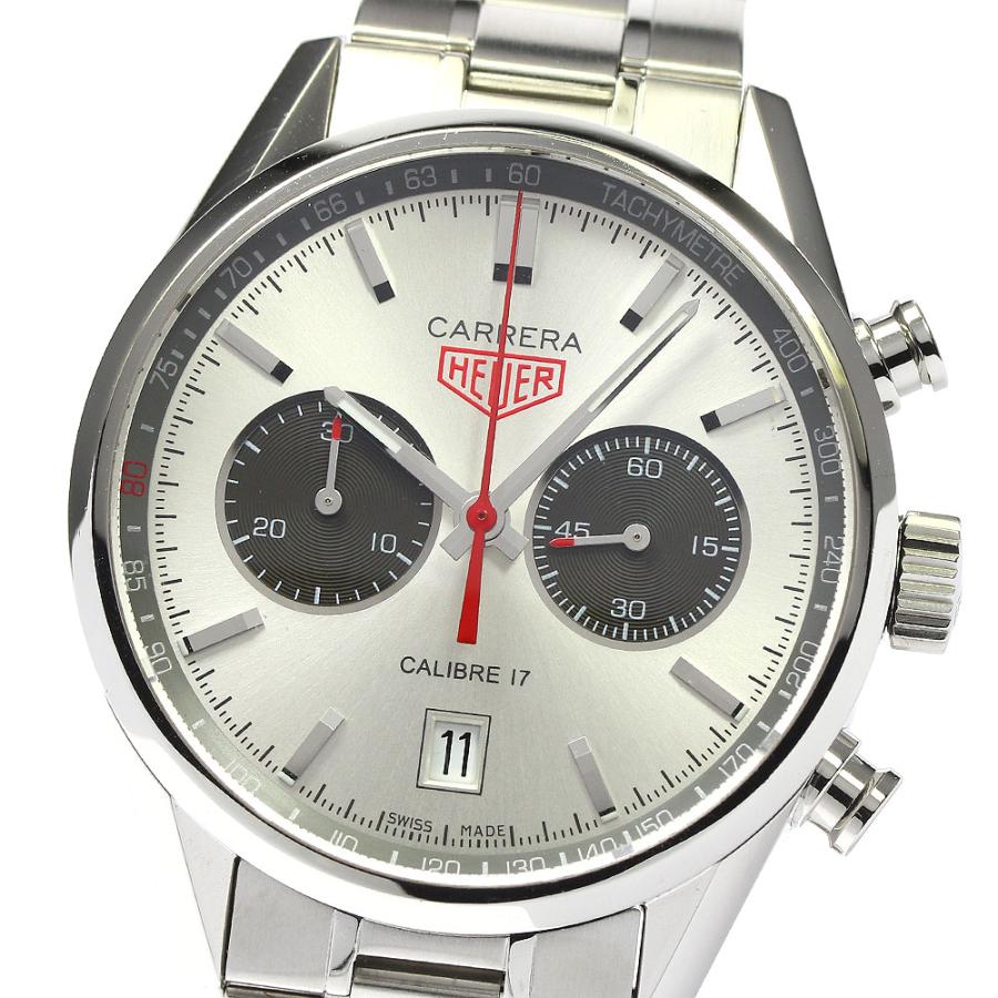 TAG HEUER（タグ・ホイヤー） TAG HEUER CV2119 カレラ ジャックホイヤー キャリバー17 自動巻き メンズ 良品 ...