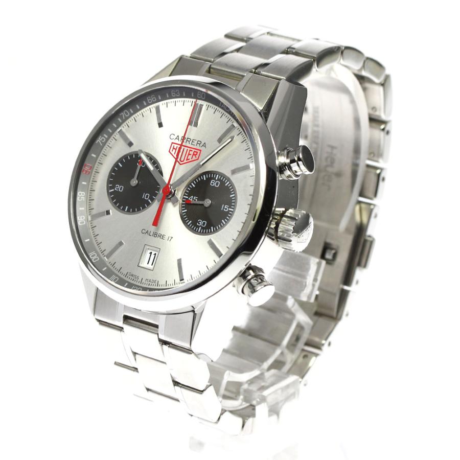 タグホイヤー TAG HEUER CV2119 カレラ ジャックホイヤー キャリバー17 自動巻き メンズ 良品 _746528 : ...