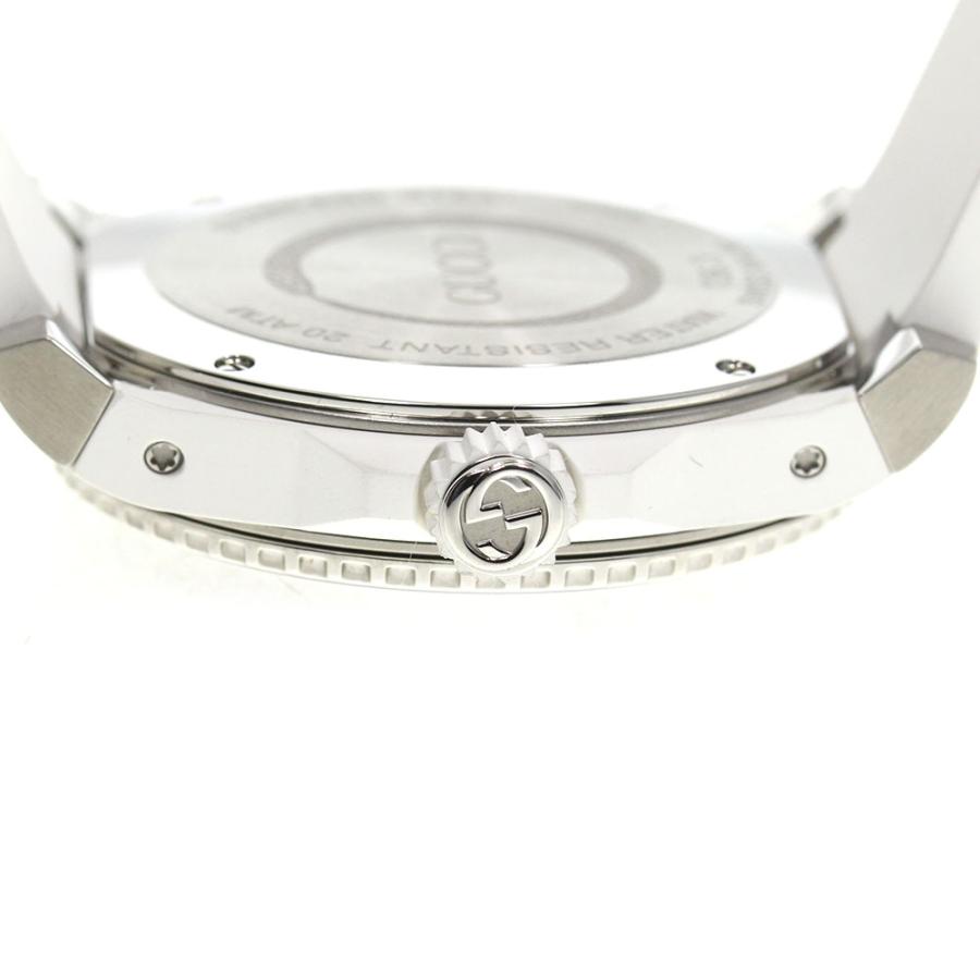 GUCCI グッチ YA136330/136.3 ダイヴ デイト クォーツ メンズ 美 GUCCI グッチ YA136330/136.3 ダイヴ デイト クォーツ メンズ 美