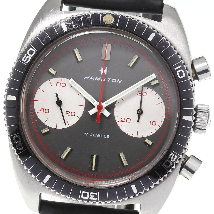ハミルトン HAMILTON 647001-03 ビッグアイ クロノグラフ 手巻き メンズ _746962 HAMILTON（ハミルトン） HAMILTON 647001-03 ビッグアイ クロノグラフ