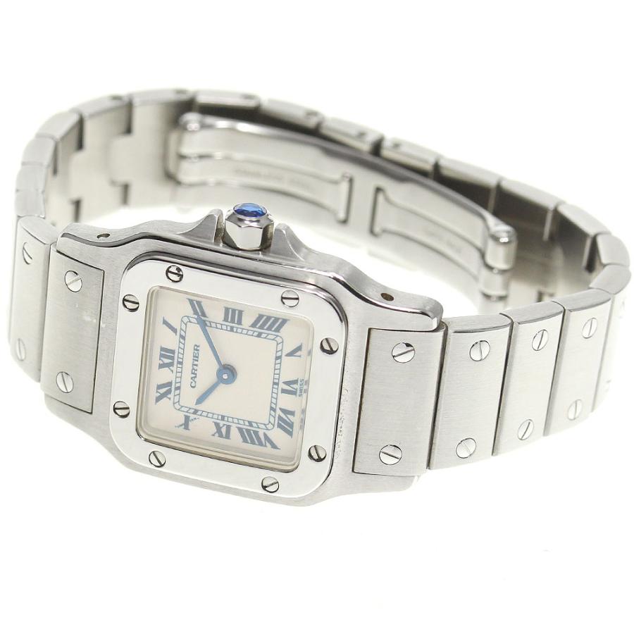 カルティエ サントスガルベSM W20017D6 SS クォーツ W20017D6 シルバー Cartier（カルティエ）サントスガルベ SM 中古