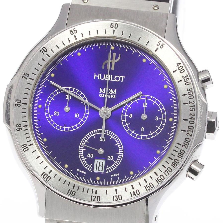 HUBLOT ウブロ 1621.1 MDM クロノグラフ クォーツ メンズ HUBLOT ウブロ 1621.1 MDM クロノグラフ クォーツ メンズ