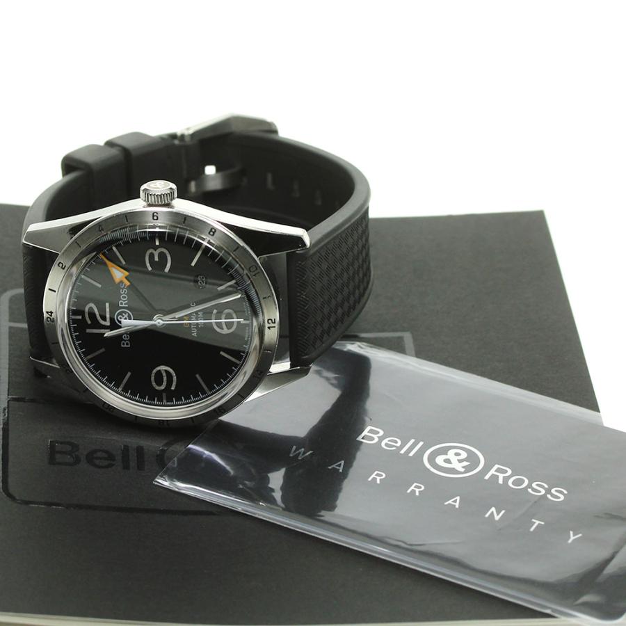 ベル&ロス Bell＆Ross BRV123-BL-GMT-SRB ヴィンテージ BR123 GMT 24H 